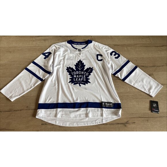 NEW Fanatics Auston Matthews Toronto Maple Leafs Breakaway Jersey 2XL NWT White - Picture 4 of 9